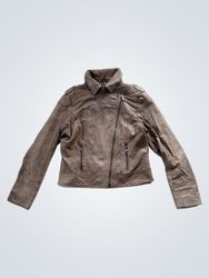 Mission Blue Leather Jacket