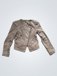 OBJECT COLLECTORS ITEM Beige Leather Jacket