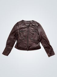 KOOKAI Brown Leather Jacket