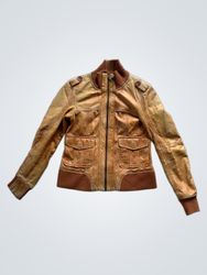 edc Authentic Line Leather Jacket