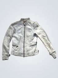 White Leather Jacket