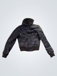 SVS YOUNG Women's Brown Leather Jacket