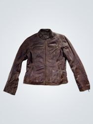 Combipel Leather Biker Jacket