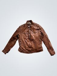 BREMA Men's Brown Leather Jacket
