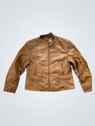 GOLDSTEIN Brown Leather Jacket