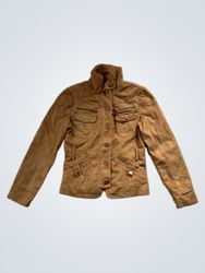 Bludeise Women's Brown Suede Jacket