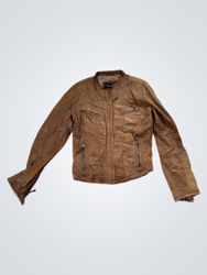 Massimo Dutti Brown Leather Jacket
