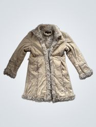 YUNJEI Women's Faux Fur Lined Coat