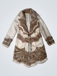 Shearling Trimmed Coat