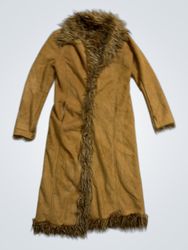 Chic & Jeune Fur Trimmed Coat