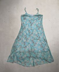 Identict Blue Floral Slip Dress