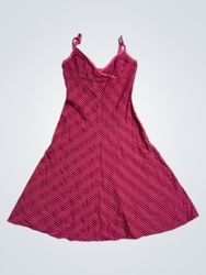 Pink striped dress