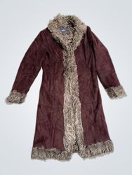 Mexx Brown Faux Fur Lined Coat