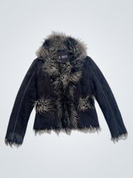 R 867 Fur Trimmed Jacket