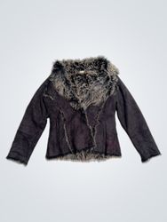 George-collection Faux Fur Lined Jacket