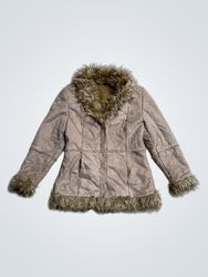 Faux Fur Trimmed Jacket