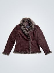 Fascinate Collection Jaqueta Marrom com Detalhes d..