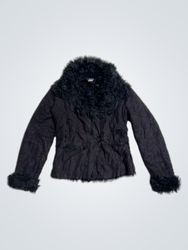 Morgan Faux Fur Trimmed Jacket
