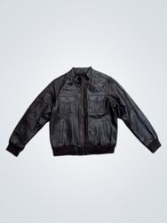 Marks & Spencer Autograph Leather Bomber Jacket