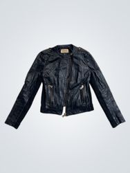 Mango Faux Leather Biker Jacket