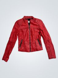 Davudo Pelle Exclusive Red Leather Jacket