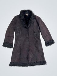 M&S Mode Faux Fur Trimmed Coat