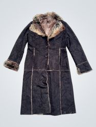 KY création Faux Fur Lined Coat