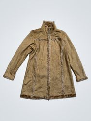 Brown Faux Fur Lined Jacket