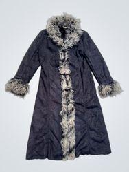 MISSY Faux Fur Trimmed Coat