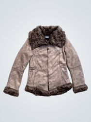 Faux Fur Trimmed Jacket