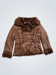 Veste Miss Passion à bord en fausse fourrure