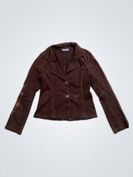 Blazer brodé marron Touch Woman