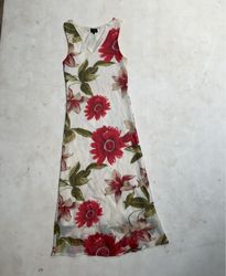 Women's floral print maxi dress