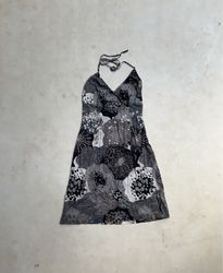H&M Women's Halter Neck Floral Print Dress