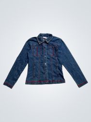 Pulcino Sports Wear Denim Jacket with Red Stitchin..