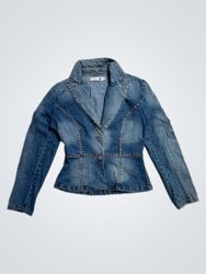 Women's Denim Jacket with Studs