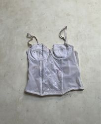 White Lace Corset