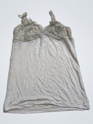 Beige camisole with lace detail