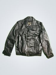 Le Beau Paris Black Leather Jacket