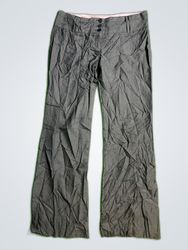 Joe Benbassat Gray Wide-Leg Trousers