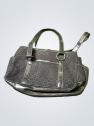 Villager Black Suede Small Handbag