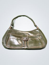 Green Leather Shoulder Bag