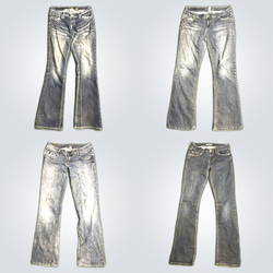 Straight Leg and Flare Jeans