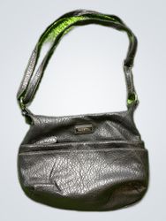 Rosetti Black Leather Shoulder Bag