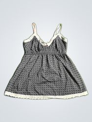 Marilyn Monroe Black Geometric Lace Mini Dress
