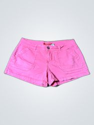 Pink Denim Shorts
