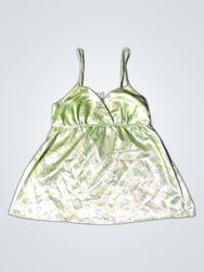 Chanteuse Green Floral Chemise