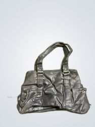 Unbranded Black Faux Leather Tote Bag