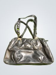 B. Makowsky Black Leather Handbag