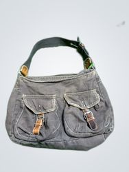 American Eagle Outfitters Canvas Hobo Shoulder Bag